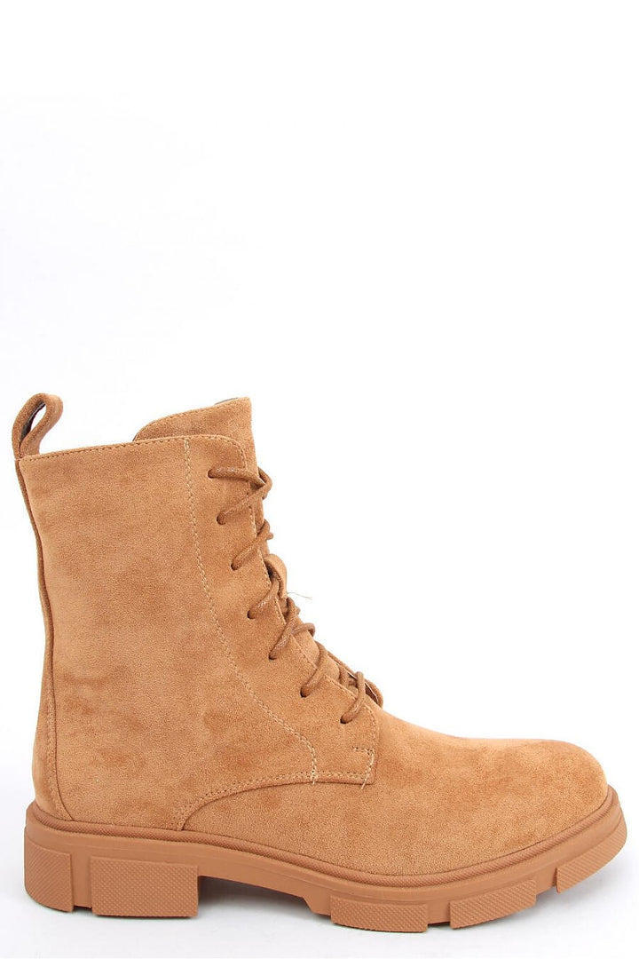 Lace-Up Bootie Brown
