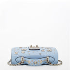 The Hollywood Small Leather Bag Light Blue