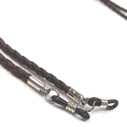 Leather Safety Sunglasses Strap in Brown