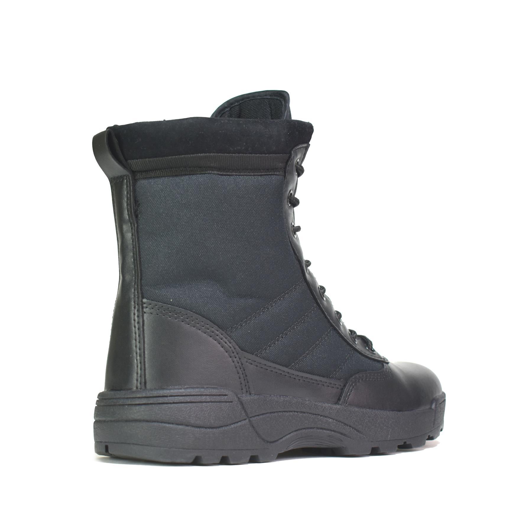 Men's Combat Boots in Black
