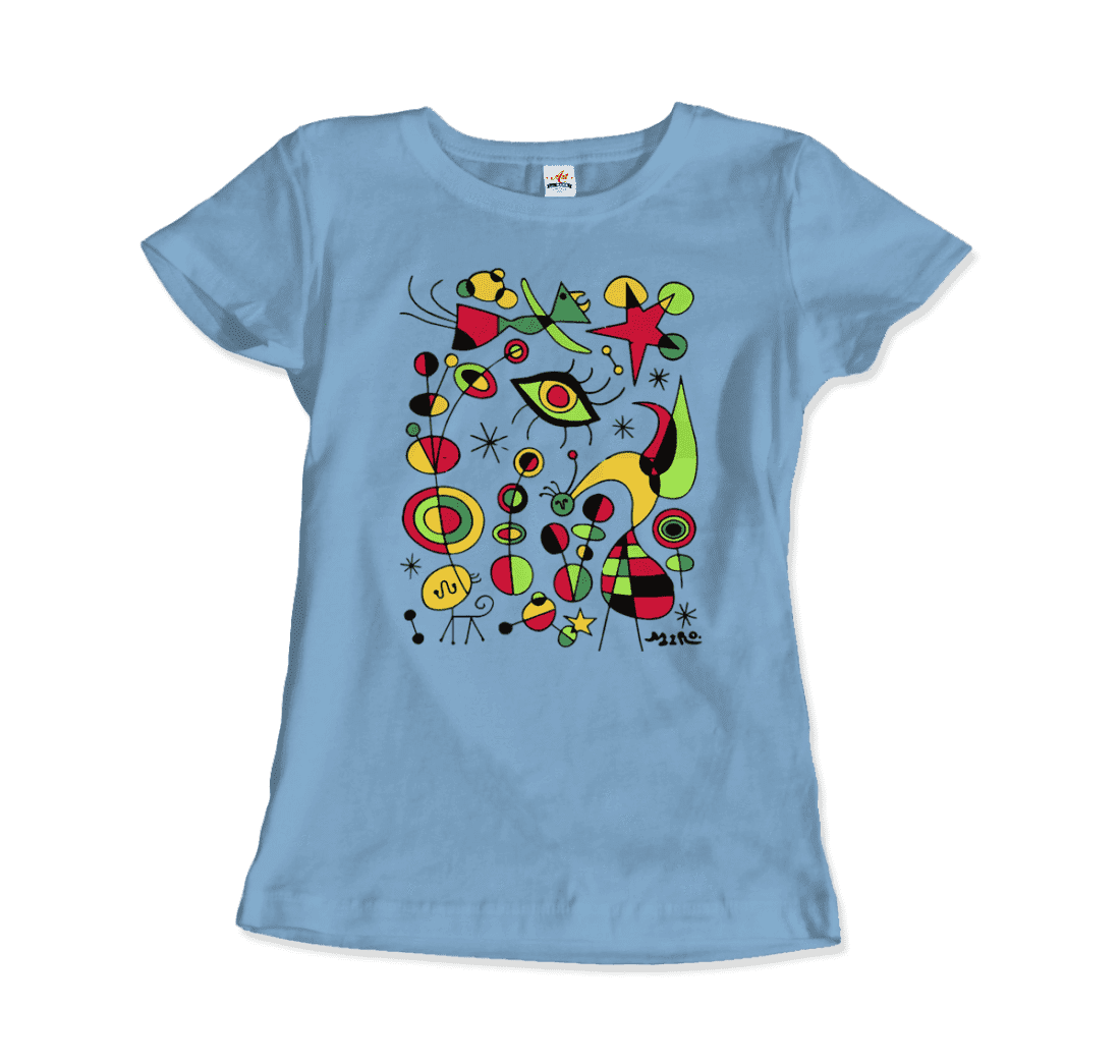 Joan Miro Peces De Colores Artwork T-Shirt