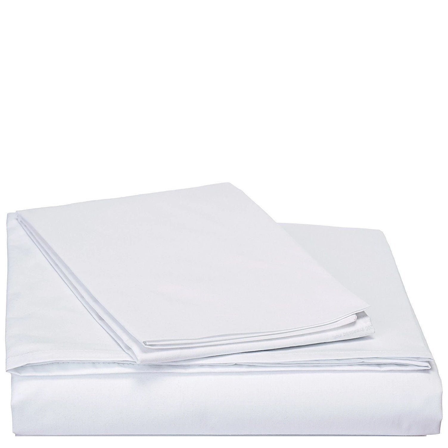 DaDa Bedding White Fitted Sheet Only & Pillow Cases Set (FTS098765)