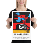 Le Corbusier 1963 Exhibition Artwork Poster