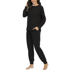 Black Loungewear Bottom