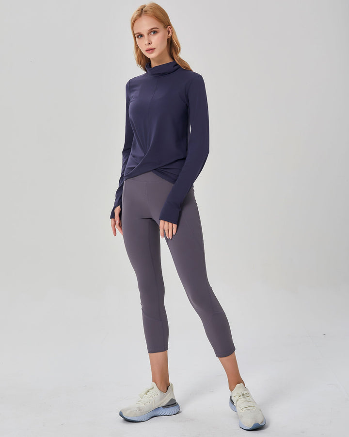 Turtle-Cowl Neck Coziplex™ Long Sleeve