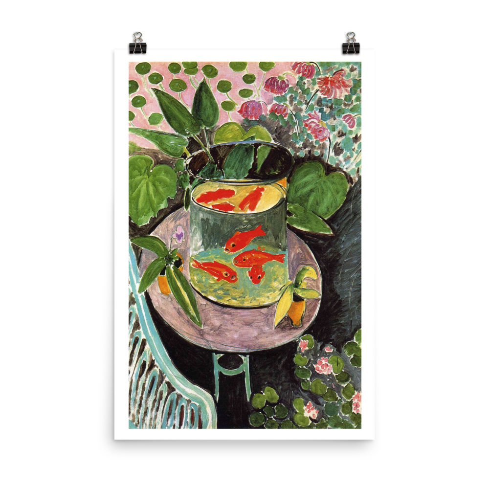 Henri Matisse, Goldfish, 1912 Artwork Poster