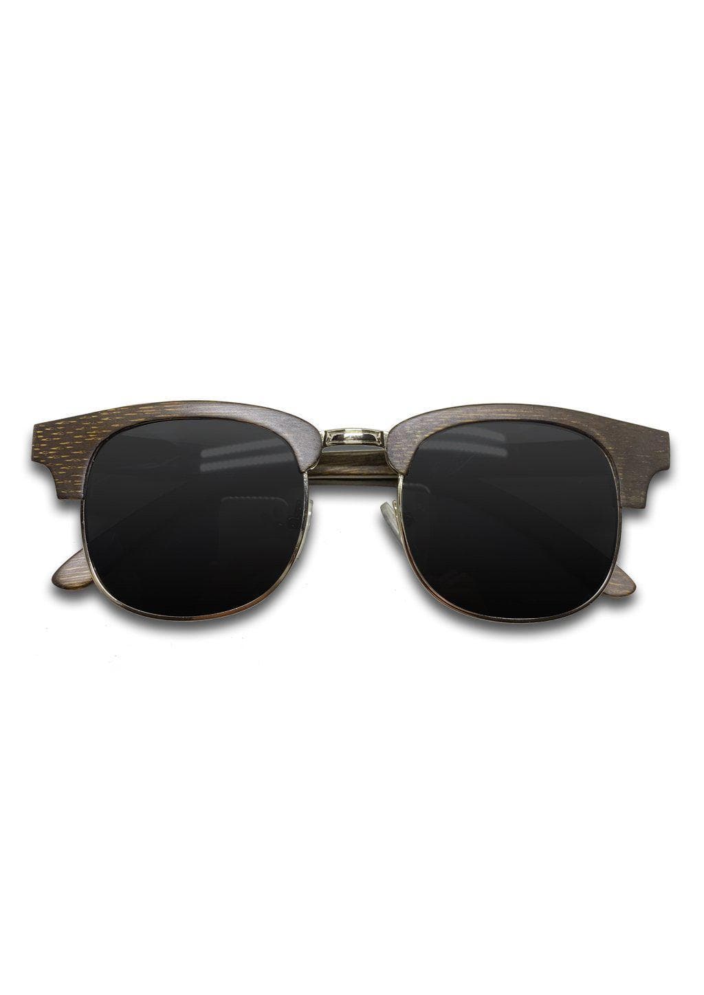 Eyewood Full Wood Clubmaster Skyler Sunglasses