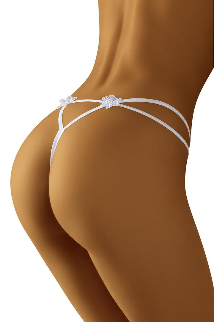 Wolbar T-Backs White Thong