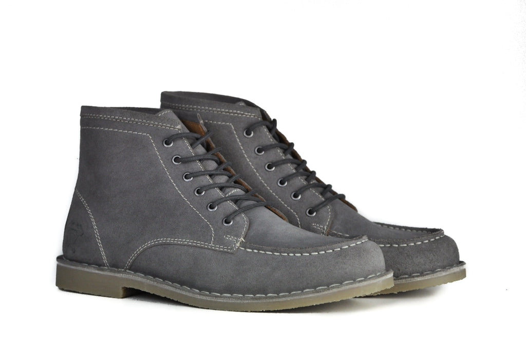 The Cooper Grey Suede Boots