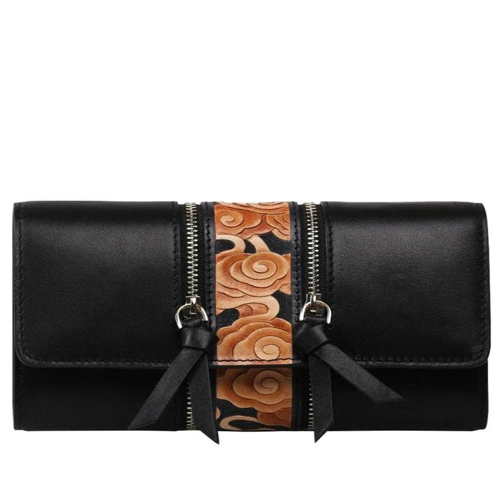 Cloud Black Continental Purse by Bellorita