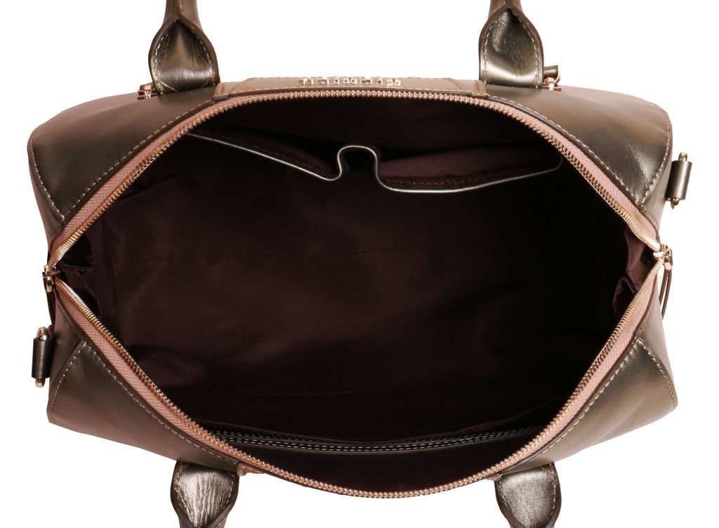 Calligraphy Green Satchel