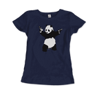 Banksy Pandamonium Armed Panda Artwork T-Shirt