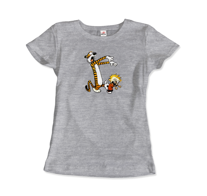 Calvin and Hobbes Playing Zombies Artwork T-Shirt