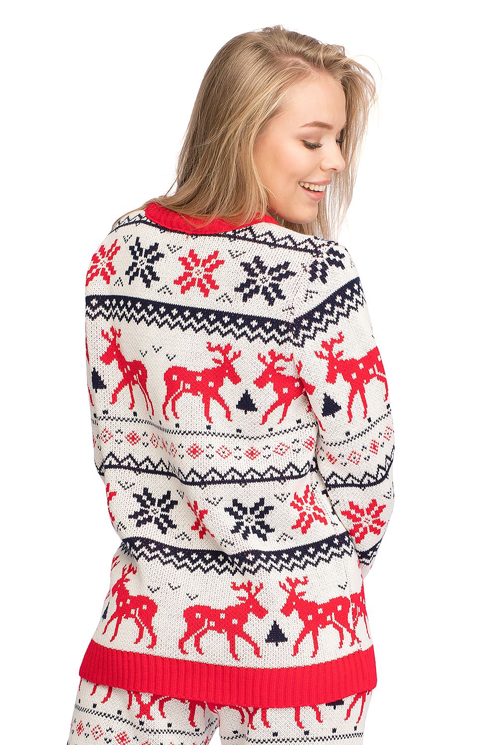 LaLupa Christmas Jumper White