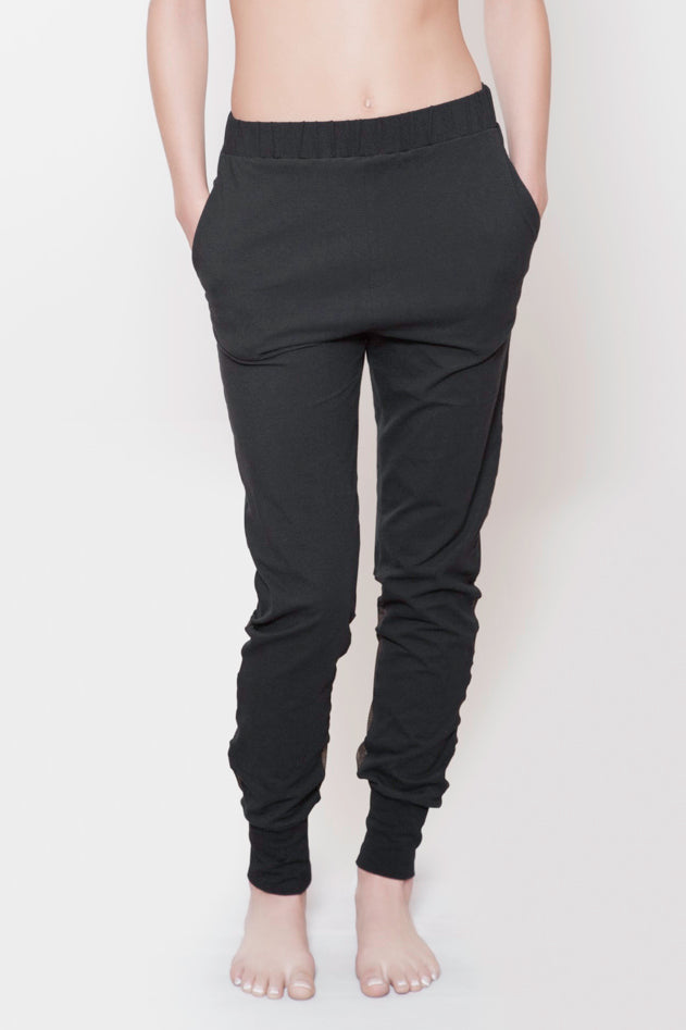 Mesh Panel Track Pants