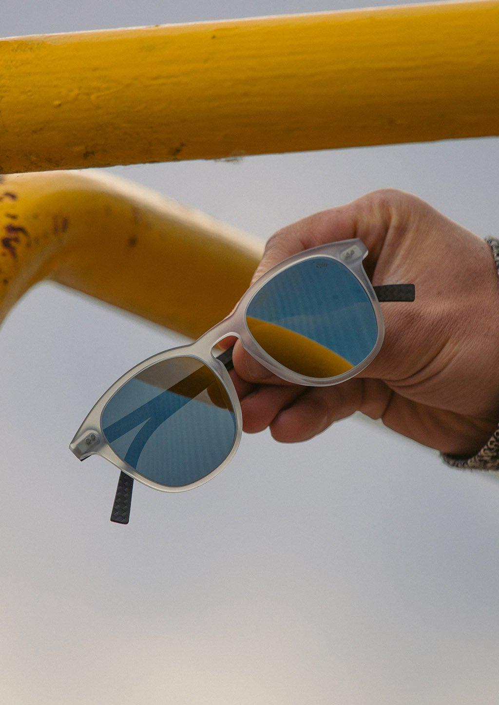 Hybrid Halo Carbon Fiber & Acetate Sunglasses