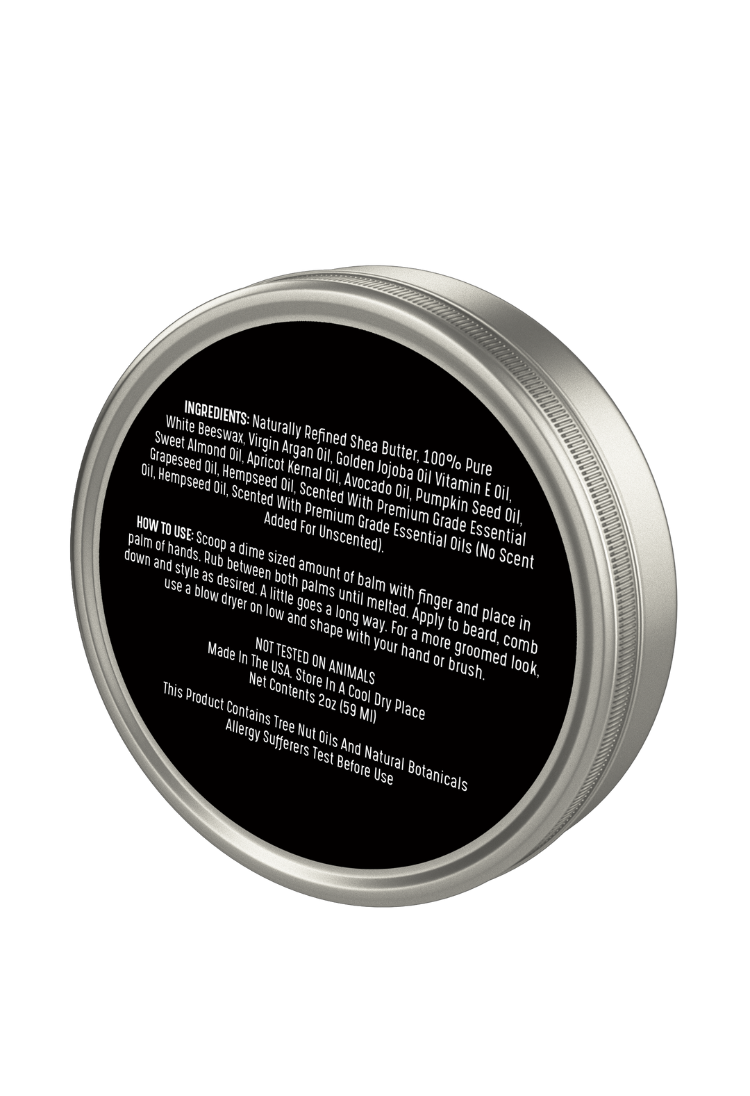 Unscented 2oz Beard Balm