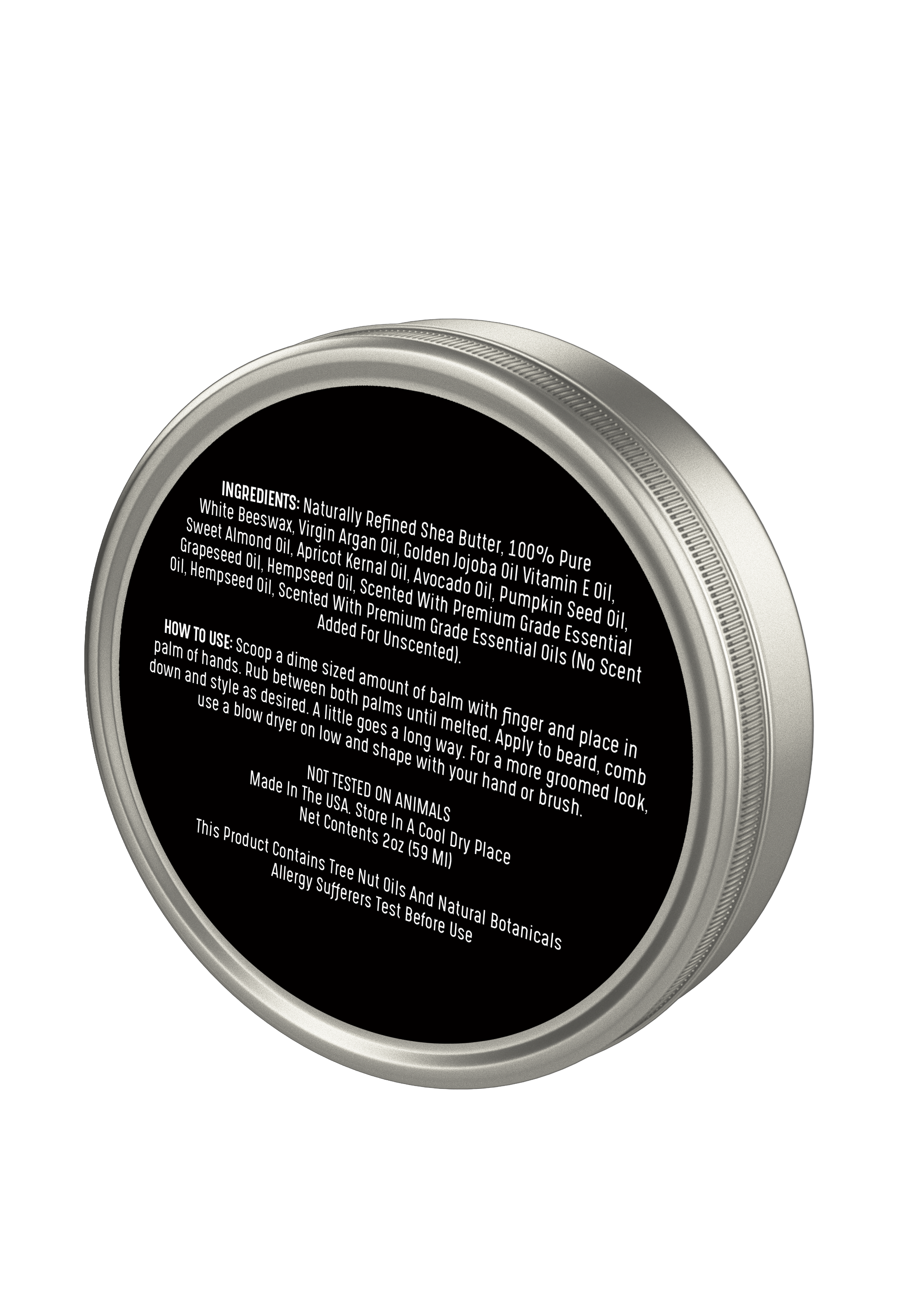 Unscented 2oz Beard Balm