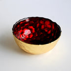 HIVE 6" Ruby/Gold Bowl