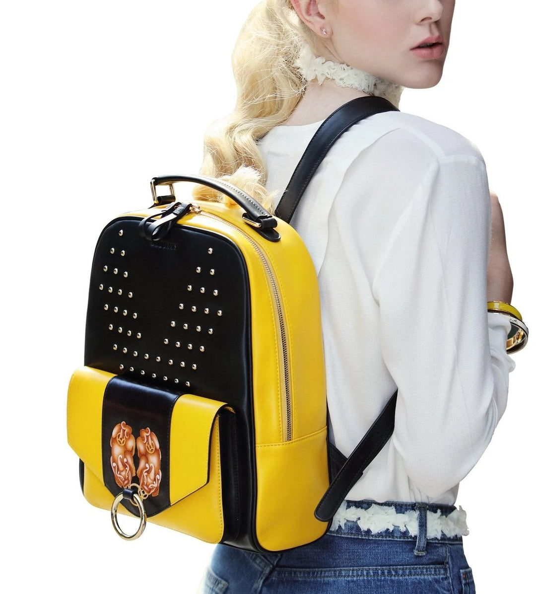 PX (PiXiu) Yellow Backpack