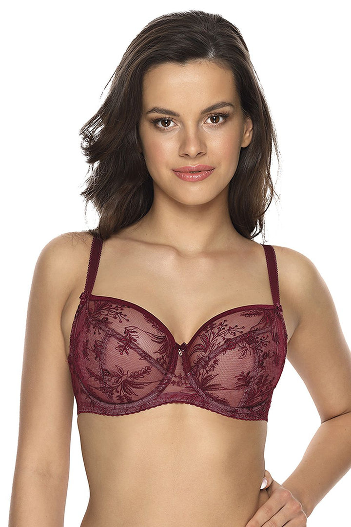 Gaia Soft Bra Burgundy