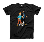 Tintin, Snowy and Captain Haddock Artwork T-Shirt