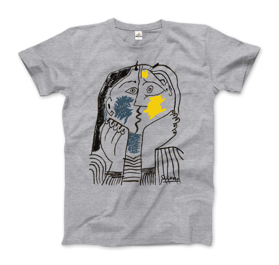 Pablo Picasso the Kiss 1979 Artwork T-Shirt