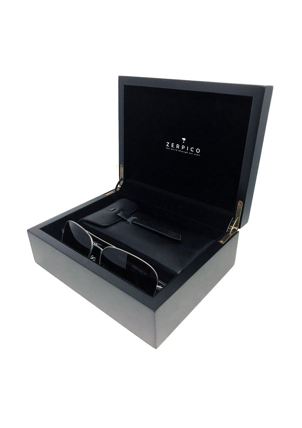 Titanium Aviator Sunglasses with Gift Box