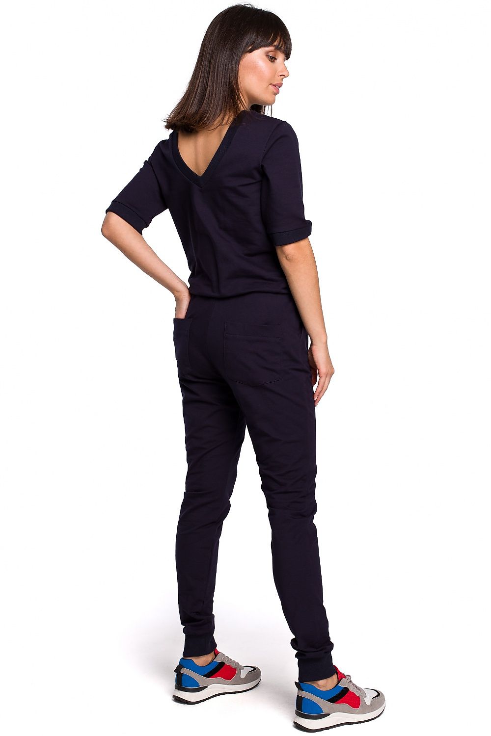 Navy Blue Lounge Jumpsuit