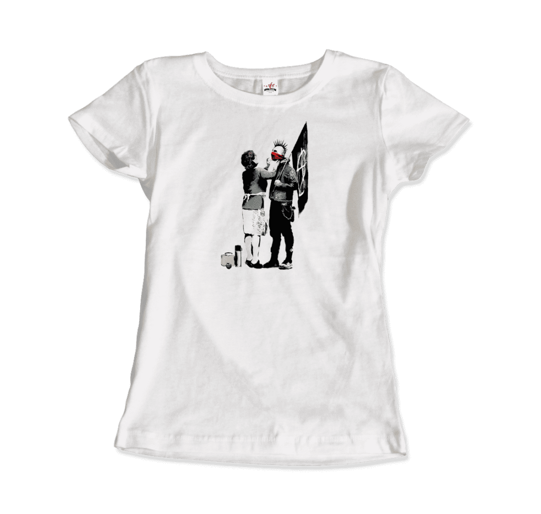 Banksy Anarchist Punk and His Mother Artwork T-Shirt