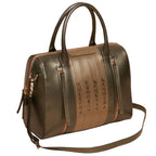 Calligraphy Green Satchel