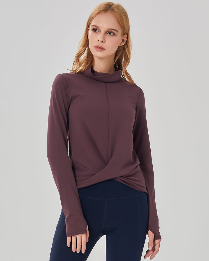 Turtle-Cowl Neck Coziplex™ Long Sleeve