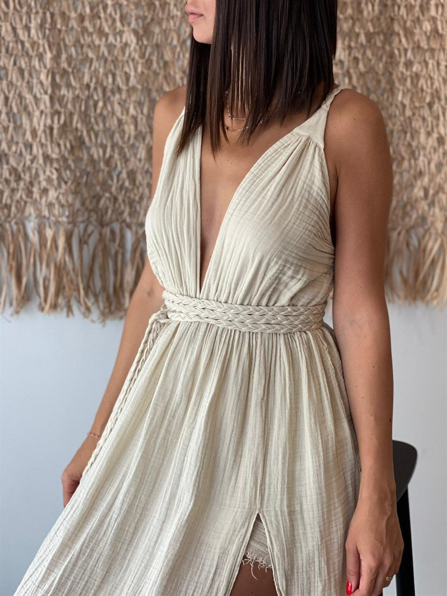 Organic Cotton Breathable Summer Maxi Dress