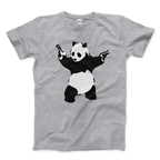 Banksy Pandamonium Armed Panda Artwork T-Shirt
