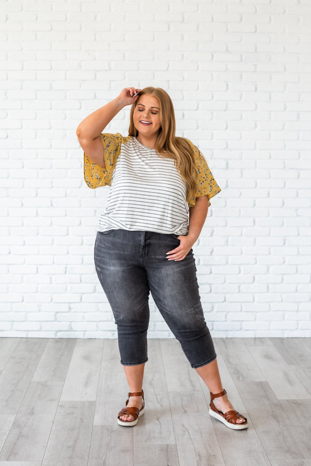 Judy Blue Alright With Me Women's Capri Jeans