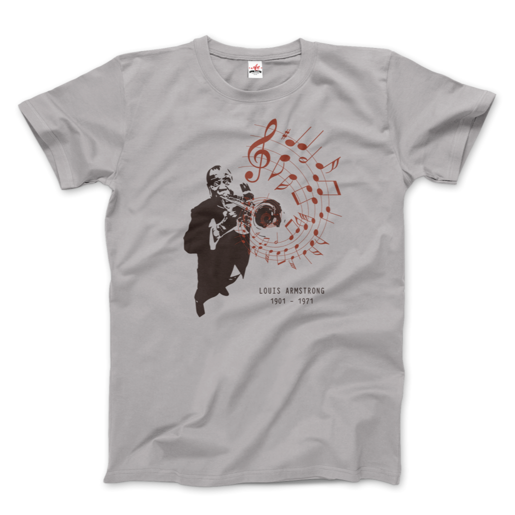 Louis Armstrong (Satchmo) Playing Trumpet T-Shirt