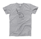 Pablo Picasso Elephant Sketch Artwork T-Shirt