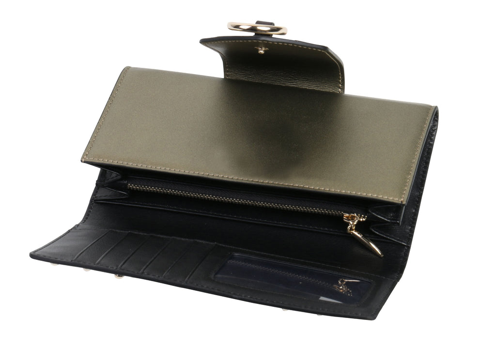 PX (PiXiu) Green Continental Purse