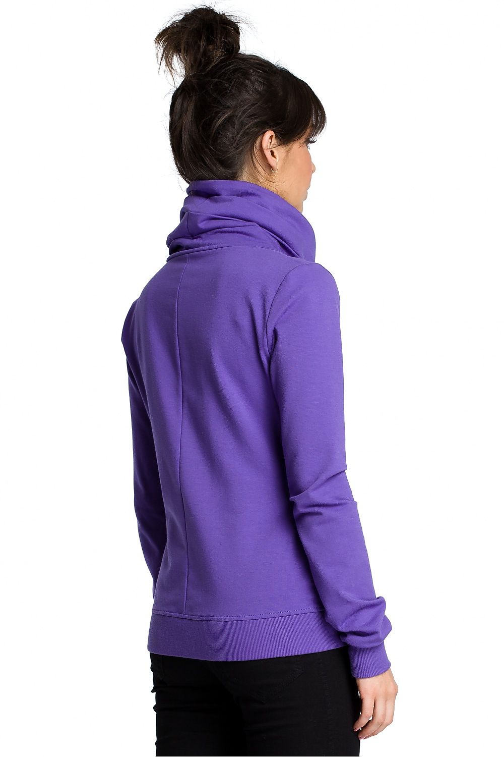 Full Zip Violet Sweatshirt