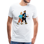 Tintin, Snowy and Captain Haddock Artwork T-Shirt