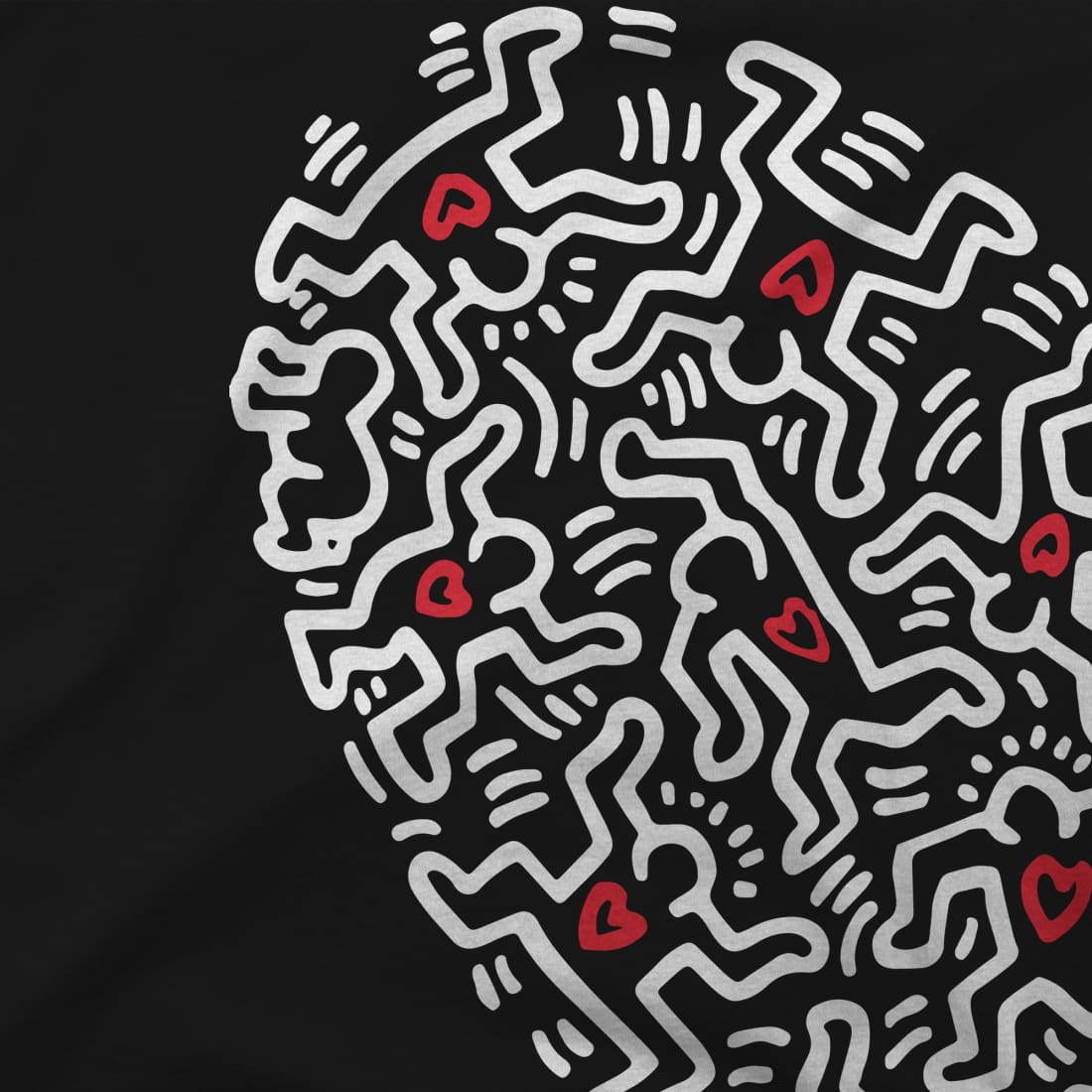 Heart of Men Icon Series Street Art T-Shirt