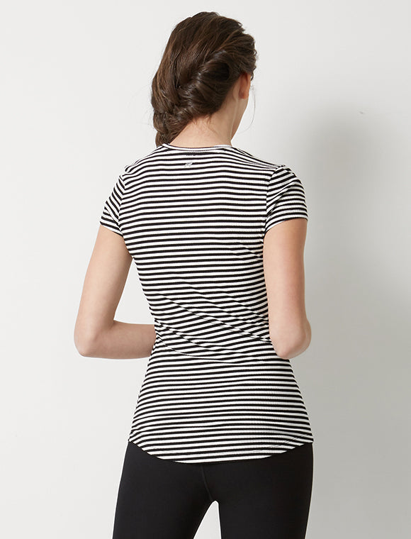 Rib Stripe Tee