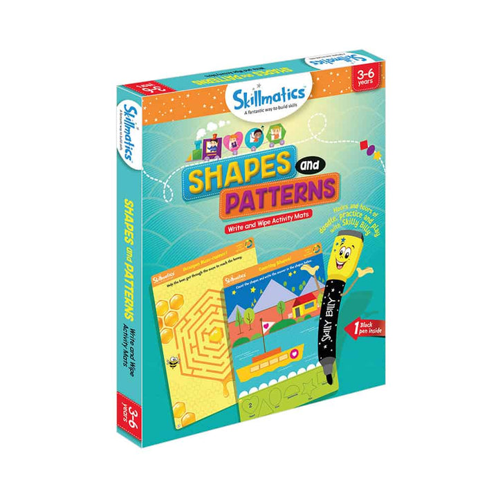 Skillmatics Shapes and Patterns Educational Games for Kids (3-6)