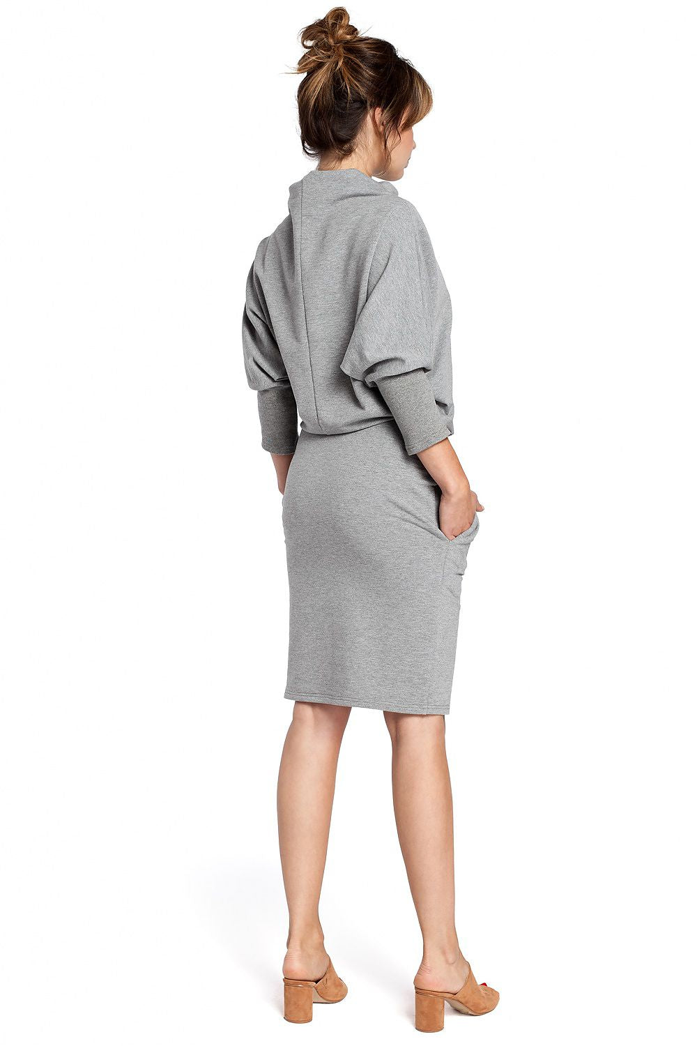 Grey Soft Knit Daydress