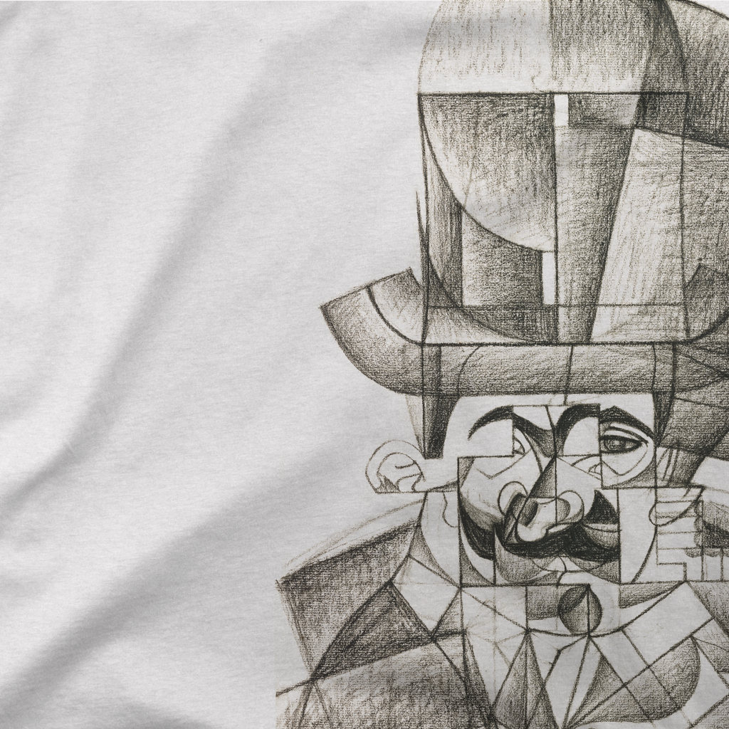 Juan Gris Man With Opera Hat 1912 Artwork T-Shirt