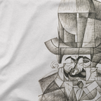 Juan Gris Man With Opera Hat 1912 Artwork T-Shirt