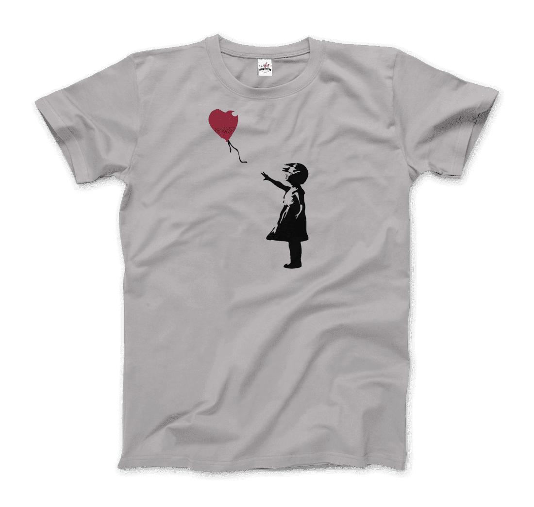 Banksy The Girl With a Red Balloon Artwork T-Shirt Men & Women