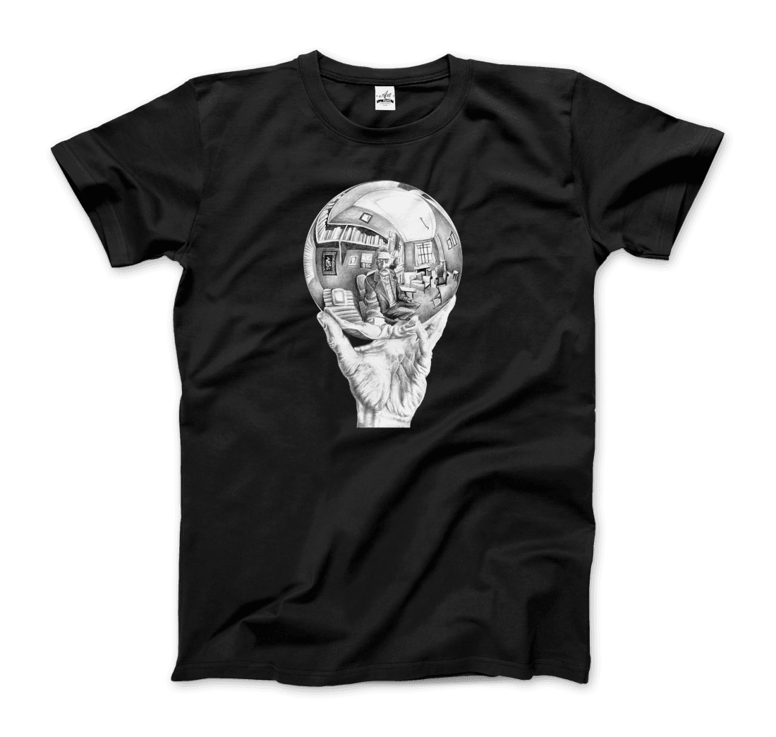 M.C. Escher Hand With Reflective Globe T-Shirt