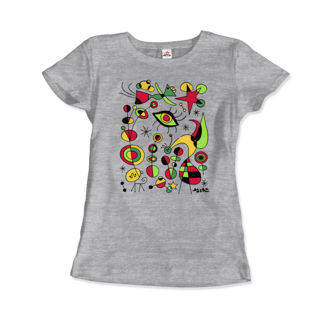 Joan Miro Peces De Colores Artwork T-Shirt