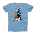 Tintin, Snowy and Captain Haddock Artwork T-Shirt